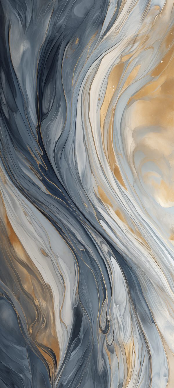 Plumes Blue Marble Wall Panel – 2400x1000x10mm