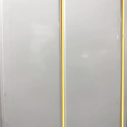 White Gold Chrome PVC Ceiling Panel – 2700×250×8mm