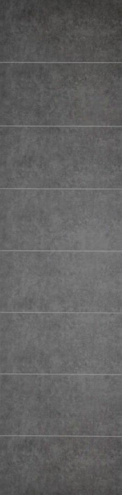 Dark Grey Matt PVC Tile Cut Wall Panel – 2400×600×10mm