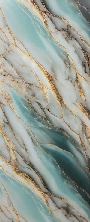 Ocean Jade Gold Wall Panel – 2400×1000×10mm