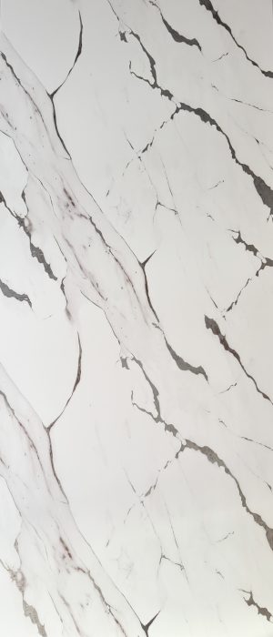 Oro Silver Marble Wall Panel – 2400×1000×10mm