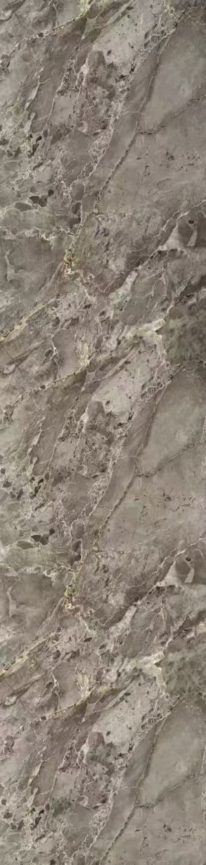 600x10mm Obsidian Grey Gold PVC Wall Panel – 2400×600×10mm