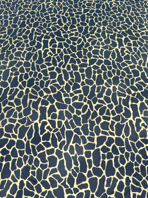 Dark Blue Cream Terrazzo Wall Panel – 2400×1000×10mm