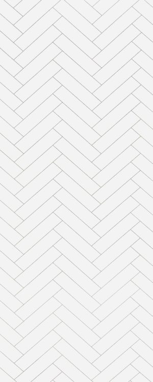 (Continuous) Herringbone White Wall Panel – 2400x1000x10mm